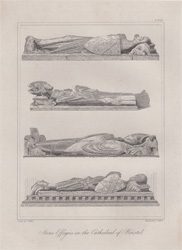 Stone Effigies in the Cathedral of Bristol